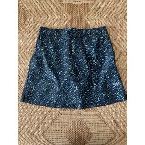 Speedo Skort Blue Multi print athletic tennis pickle ball SZ Small